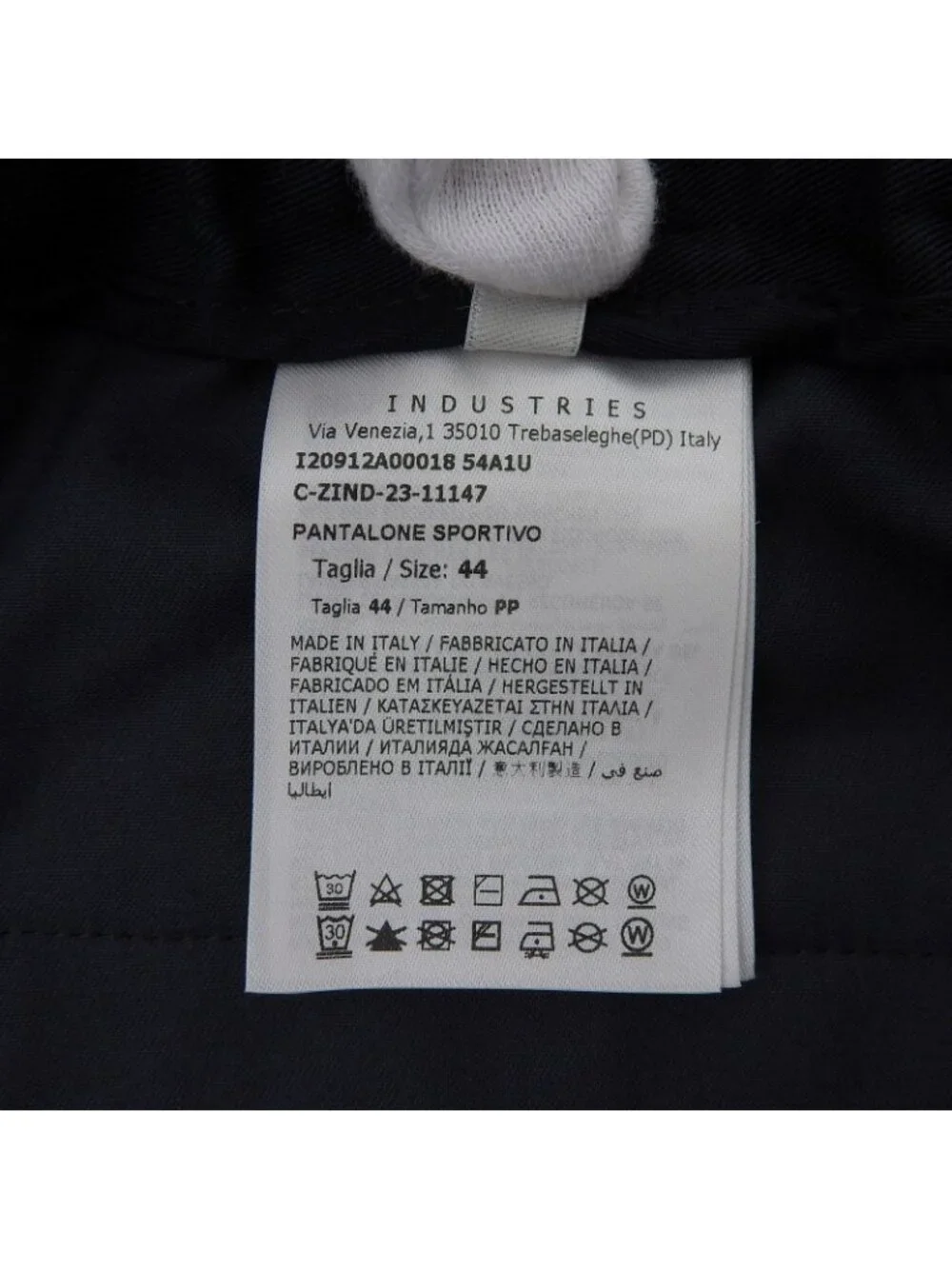 Moncler Pantalone Sportivo Tricolor Jogger Pants Navy 44